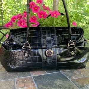 Cole Haan Crocodile Embossed Handbag